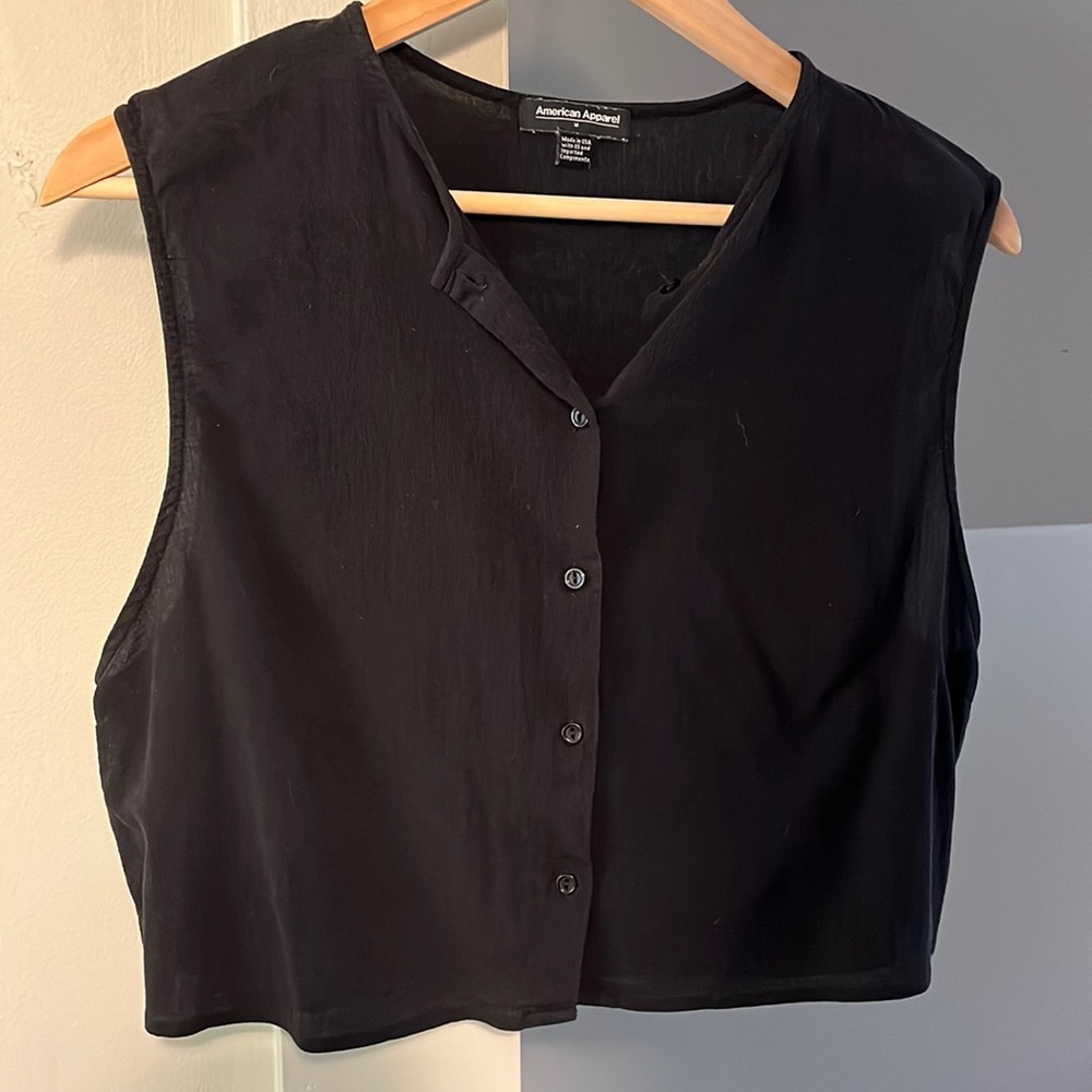 Made in usa american apparel crop top